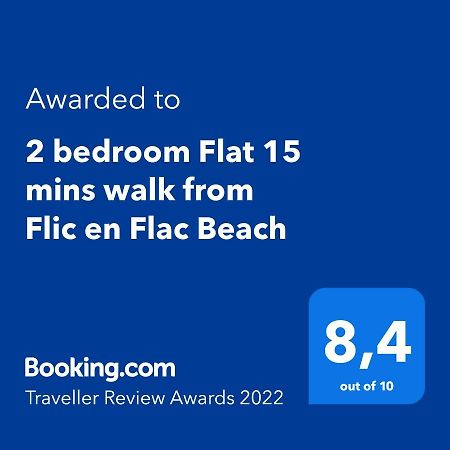 2 Bedroom Flat 15 Mins Walk From Flic En Flac Beach Flic en Flac Exterior foto